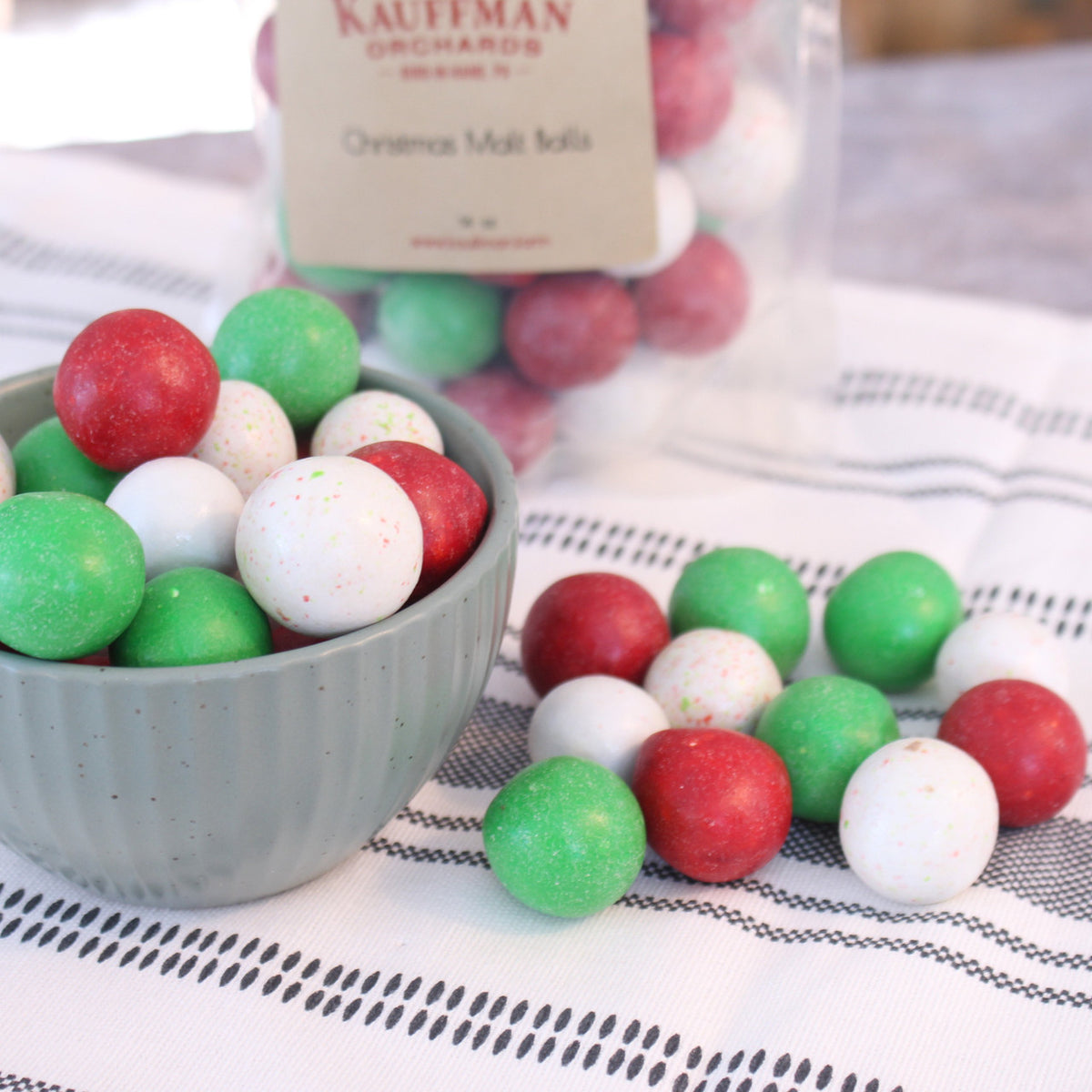 Christmas Milk Chocolate Candy-Coated Malted Milk Balls