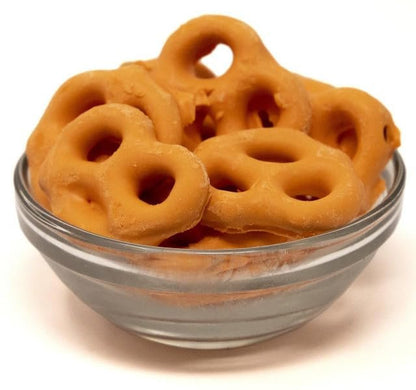 Pumpkin Spice Yogurt Covered Pretzels