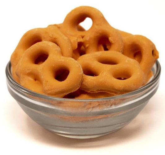 Pumpkin Spice Yogurt Covered Pretzels