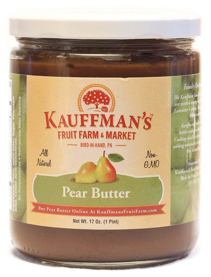 Homemade Pear Butter Spread, 17 oz. Jar