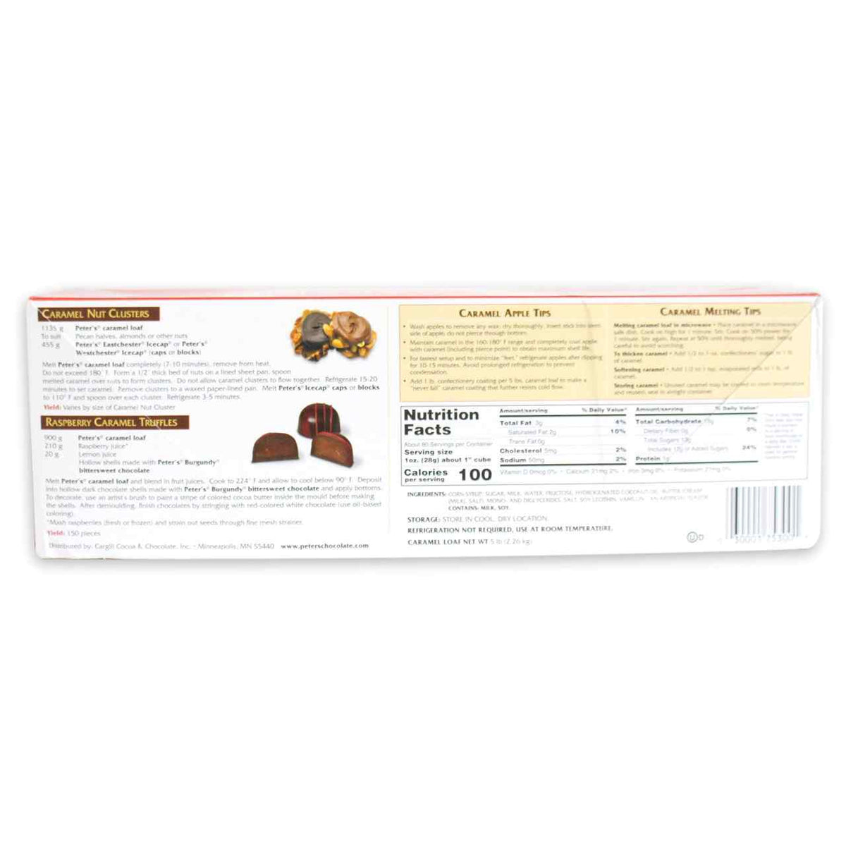 Peters Caramel For Caramel Apples and Candy Making, 5 Lb. Block