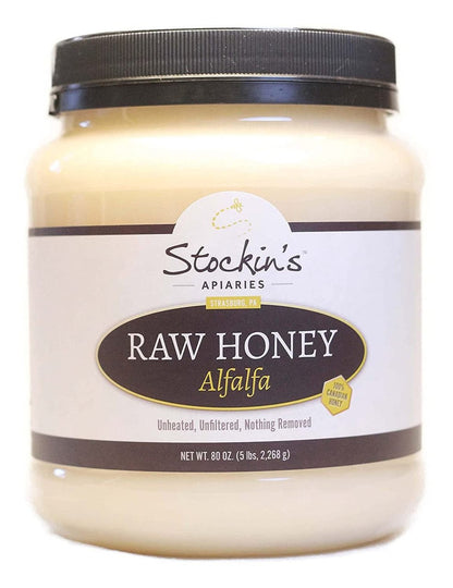 Raw Alfalfa Honey, Unheated and Unfiltered