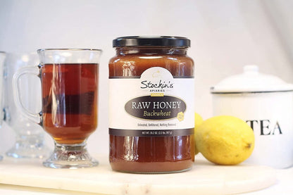 Raw Buckwheat Honey, Unheated and Unfiltered