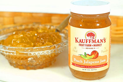All-Natural Peach Jalapeno Jam, 9 oz. Jar