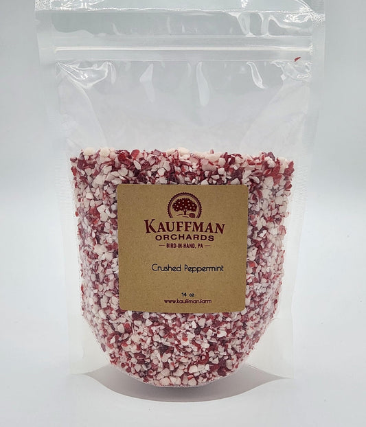 Christmas Crushed Peppermint Candy, Perfect for Toppings or Cookie Baking Bits