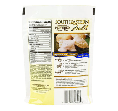 Old-Fashioned Peppered Gravy Mix by Southeastern Mills, 4.5 Oz.