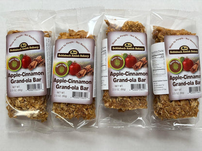 AmishTastes Homemade, Lightly Sweetened, Soft & Chewy Chocolate Chip Granola Bars by Schlabach, 2.8 Oz.