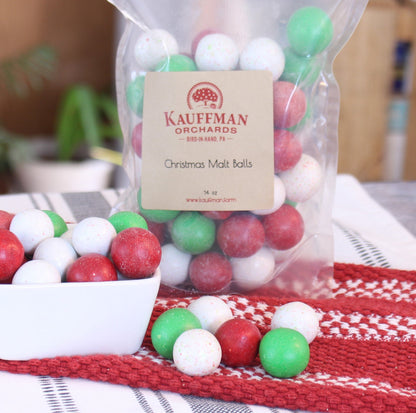 Christmas Milk Chocolate Candy-Coated Malted Milk Balls