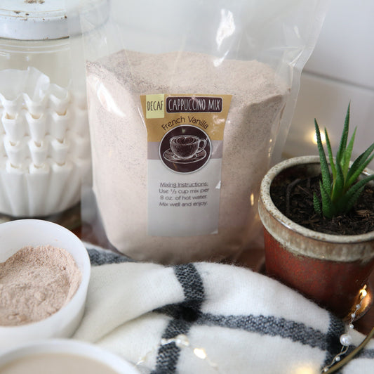 Decaf French Vanilla Instant Cappuccino Hot Drink Mix