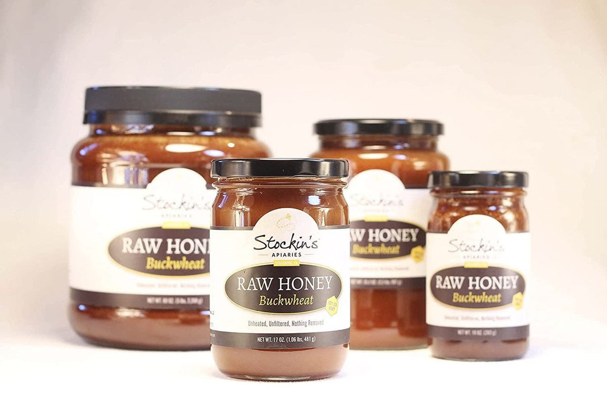 Raw Buckwheat Honey, Unheated and Unfiltered