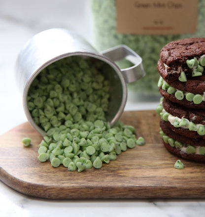 Mint Baking Chips, Green Cookie Bits