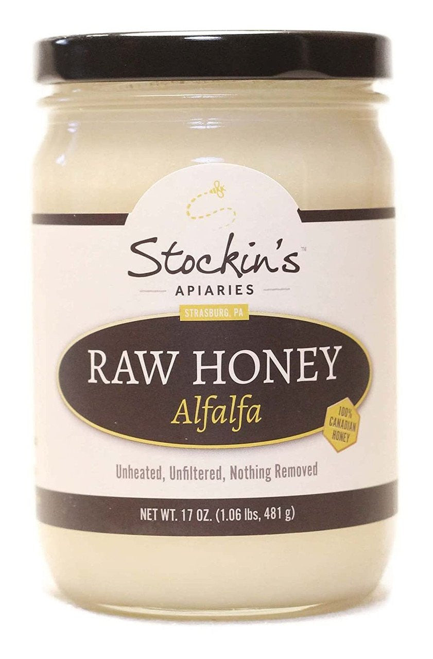 Raw Alfalfa Honey, Unheated and Unfiltered