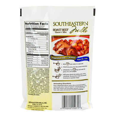 Roast Beef Gravy Mix by Southeastern Mills, 4.5 Oz.