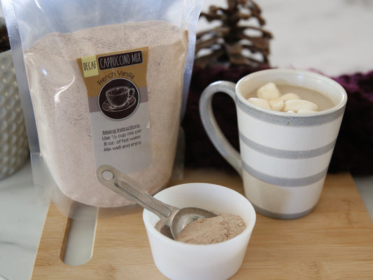 Decaf French Vanilla Instant Cappuccino Hot Drink Mix