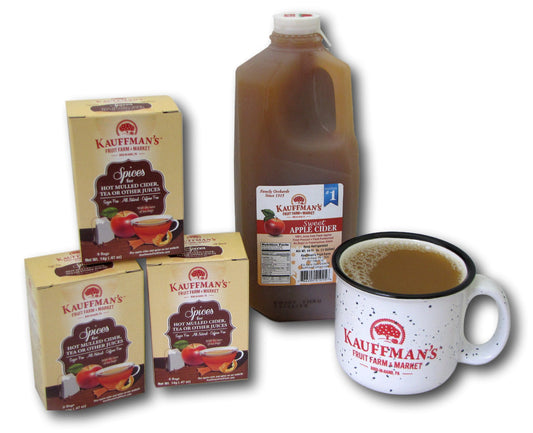 Kauffman Orchards Spice Bags for Hot Mulled Cider, 8 Ct (Pack of 2)