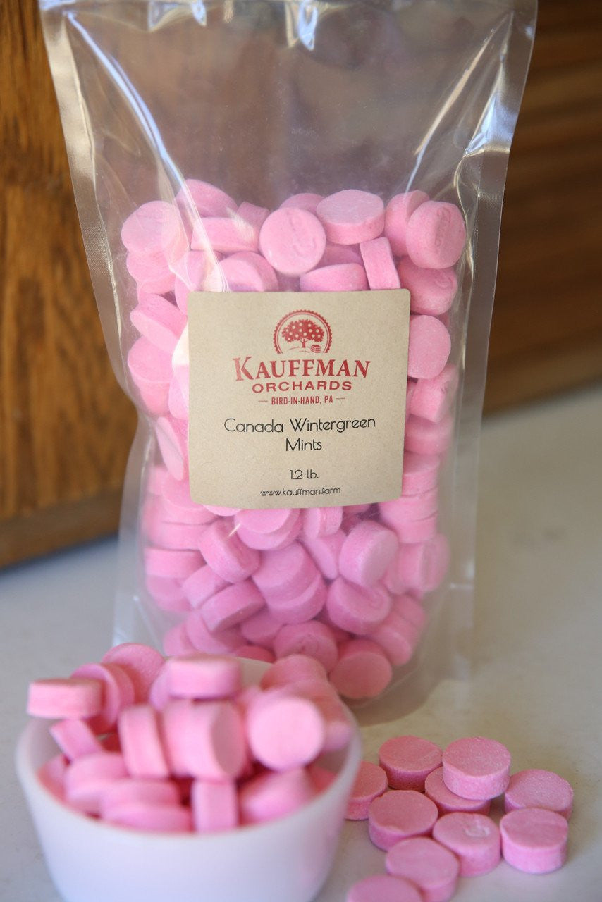 Wintergreen Pink Candy Canada Mint Lozenges