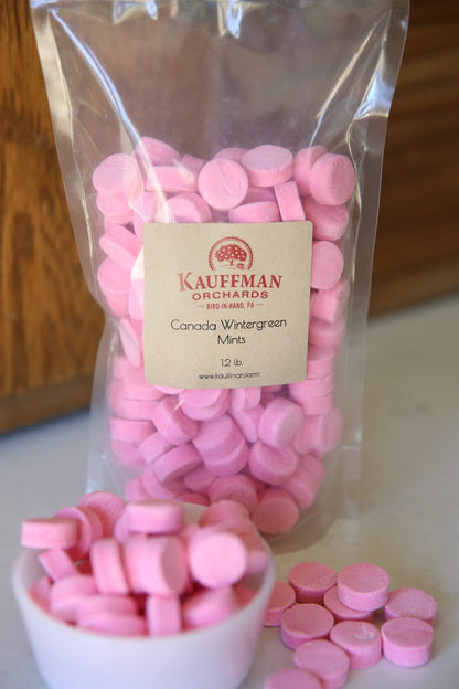 Wintergreen Pink Candy Canada Mint Lozenges