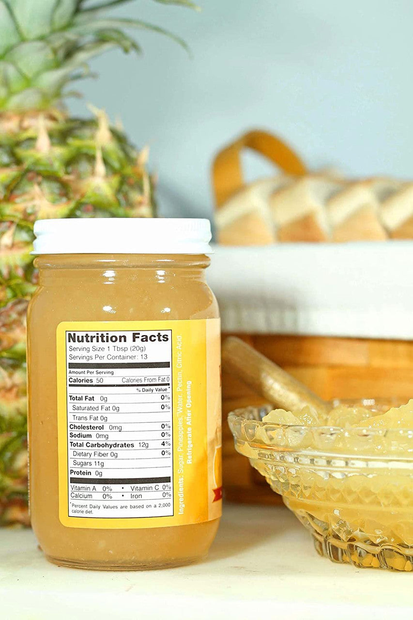 All-Natural Pineapple Jam, 9 Oz. Jar