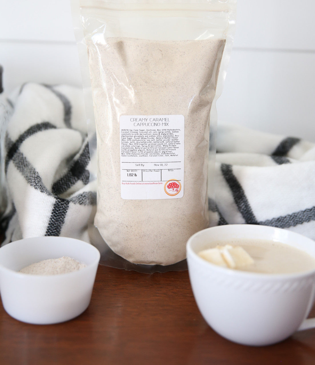 Creamy Caramel Instant Cappuccino Hot Drink Mix
