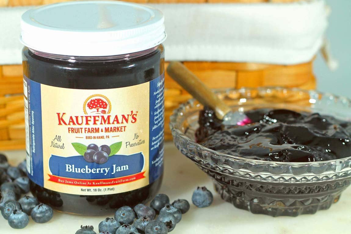 Blueberry Jam, All Natural, No Preservatives