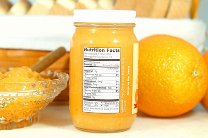 All-Natural Sweet Orange Marmalade, No Preservatives