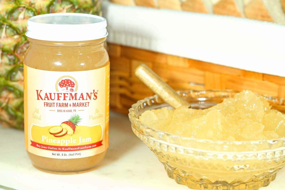 All-Natural Pineapple Jam, 9 Oz. Jar