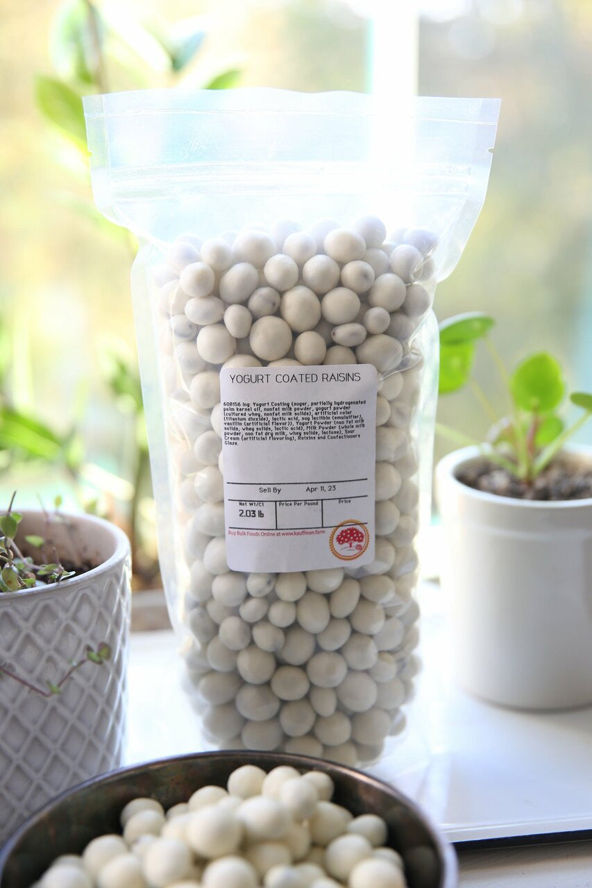 Yogurt Covered Raisins in Bulk