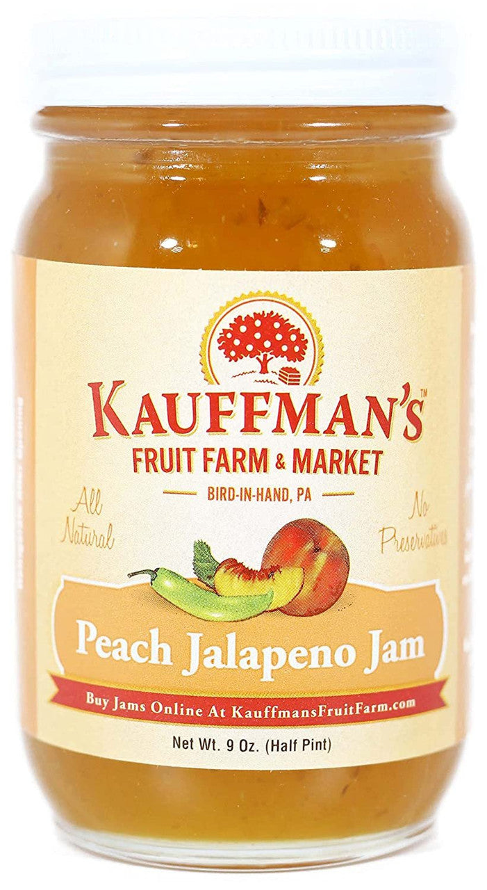All-Natural Peach Jalapeno Jam, 9 oz. Jar