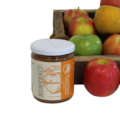Small Batch Simply Cinnamon Applesauce, No Granulated Sugar Added, 17 oz. Jar