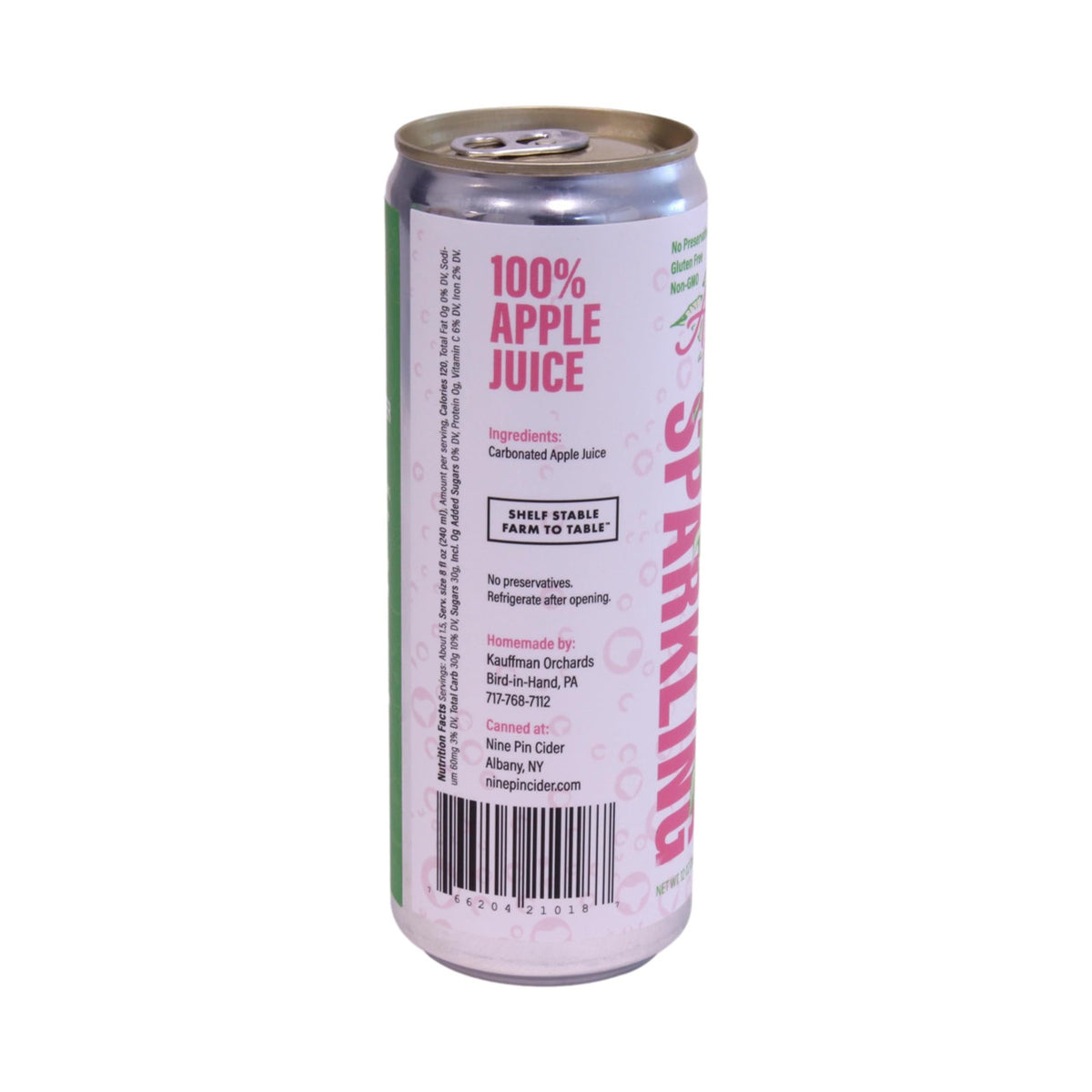 Homemade Sparkling Apple Cider, 12 Oz.