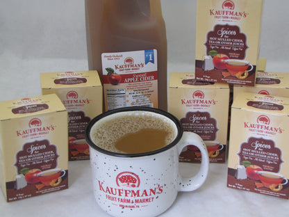 Kauffman Orchards Spice Bags for Hot Mulled Cider, 8 Ct (Pack of 2)