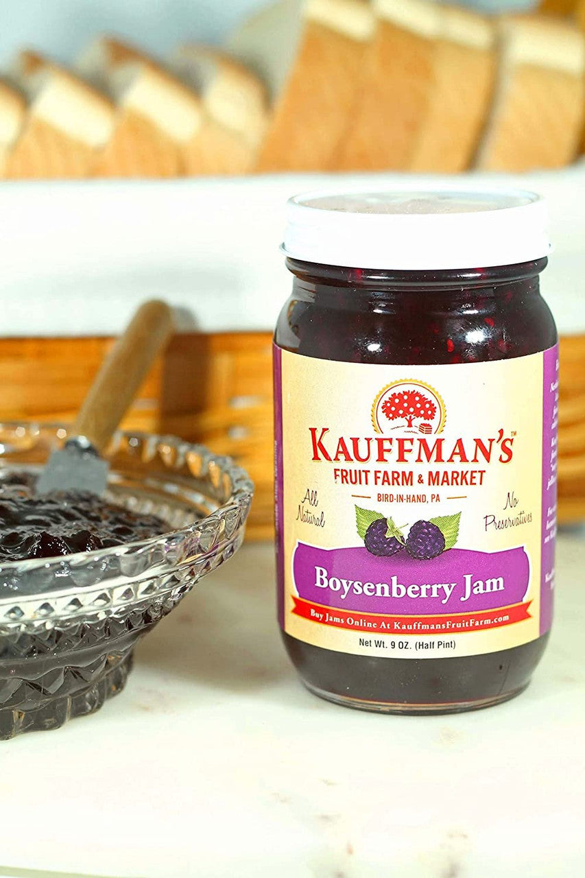 Boysenberry Jam, All Natural, No Preservatives, 9 oz. Jar
