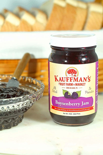 Boysenberry Jam, All Natural, No Preservatives, 9 oz. Jar