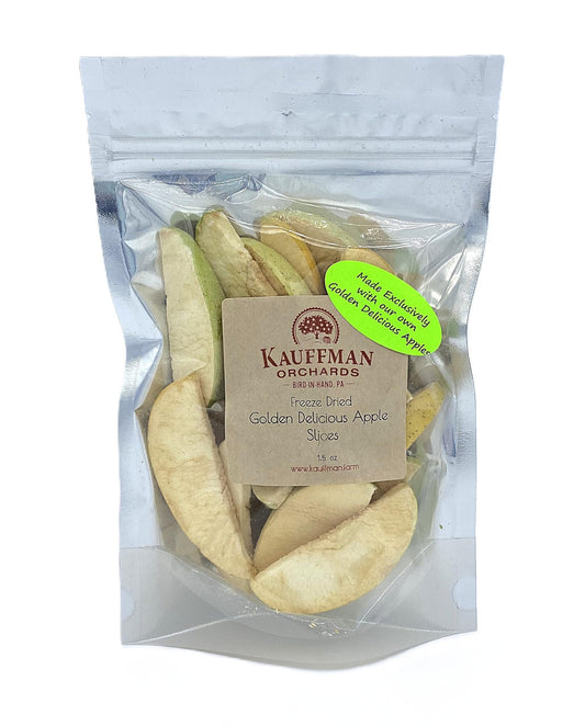Freeze-Dried Golden Delicious Apple Slices, 1.5 oz.