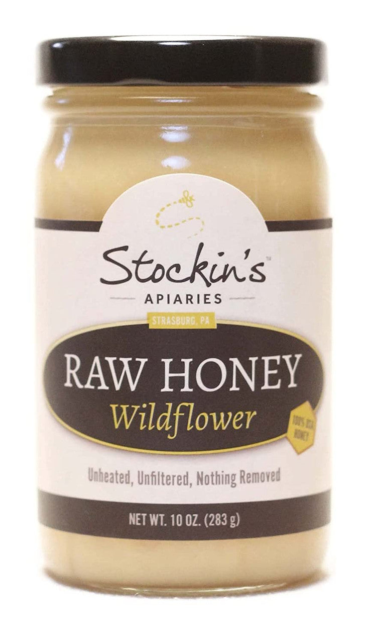 Raw Wildflower Honey, Unheated and Unfiltered