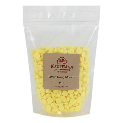 Lemon Baking Chips, Yellow Cookie Baking Bits