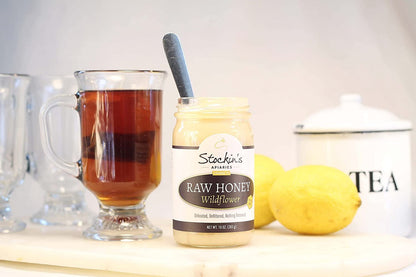 Raw Wildflower Honey, Unheated and Unfiltered