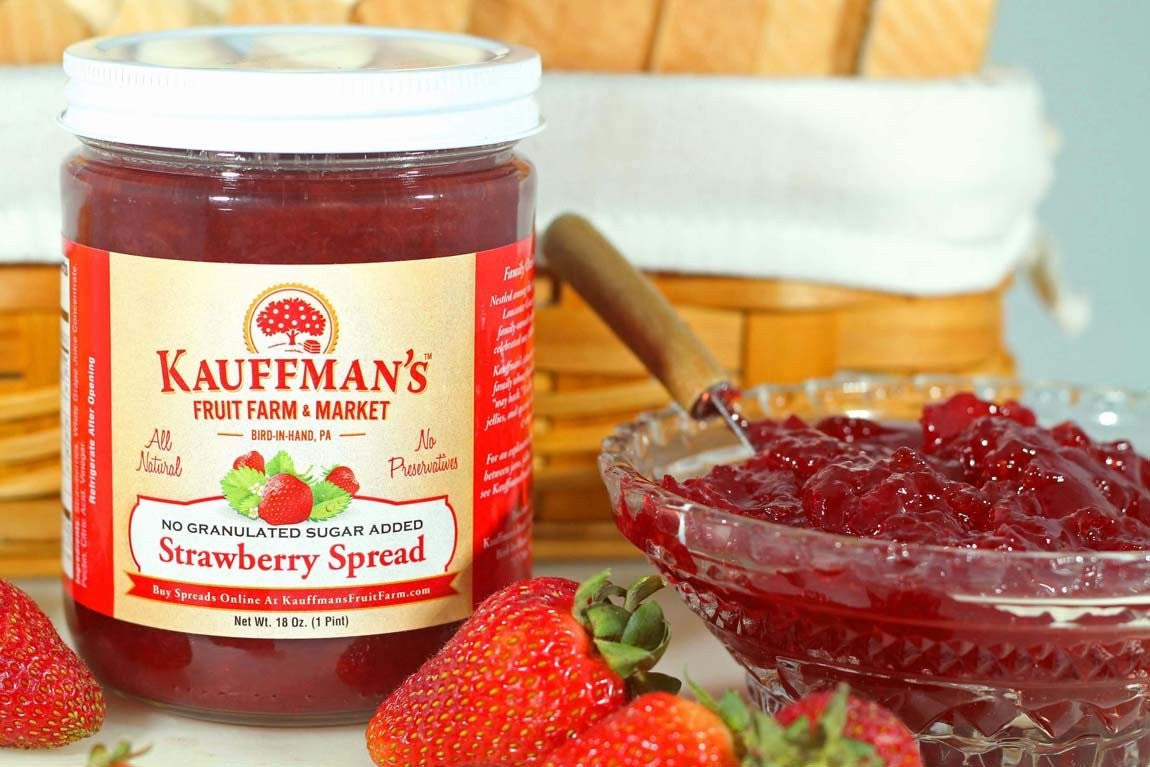 All-Natural Strawberry Jam, No Sugar Added