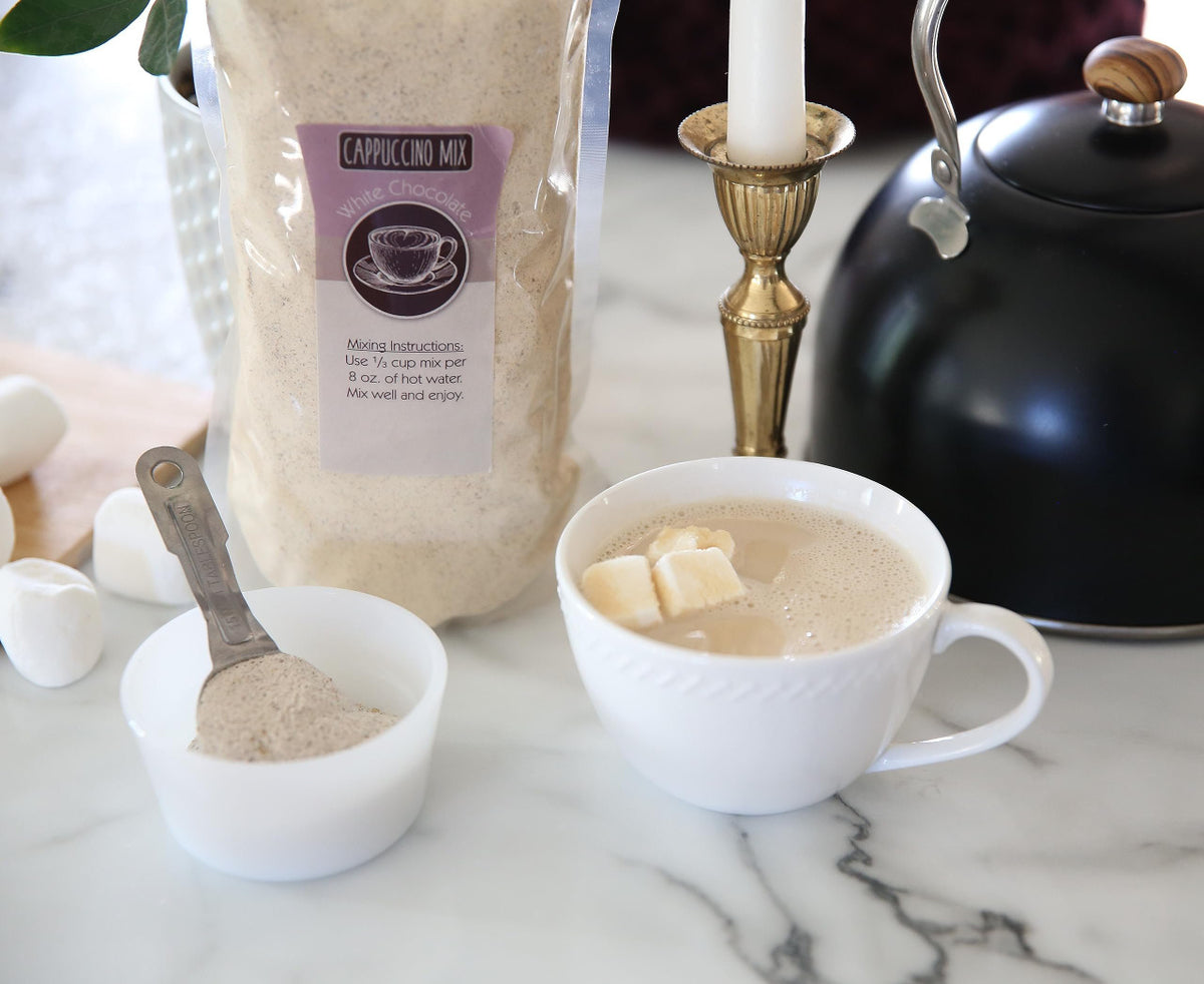 White Chocolate Instant Cappuccino Hot Drink Mix