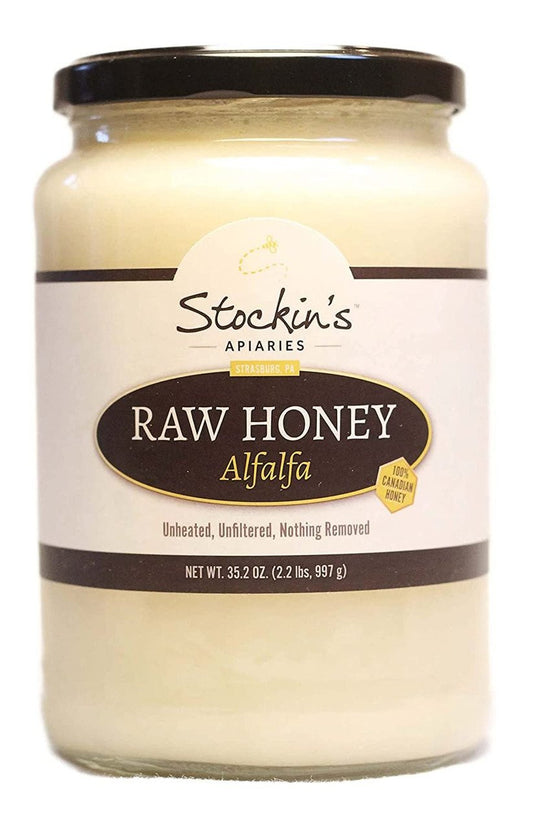 Raw Alfalfa Honey, Unheated and Unfiltered