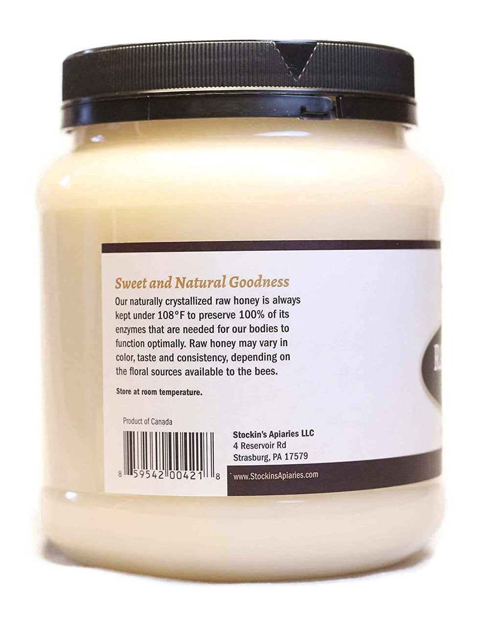 Raw Alfalfa Honey, Unheated and Unfiltered