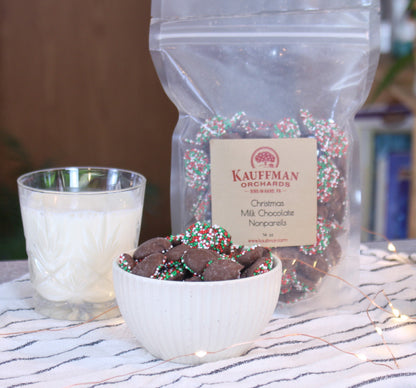Milk Chocolate Nonpareils Christmas Candy
