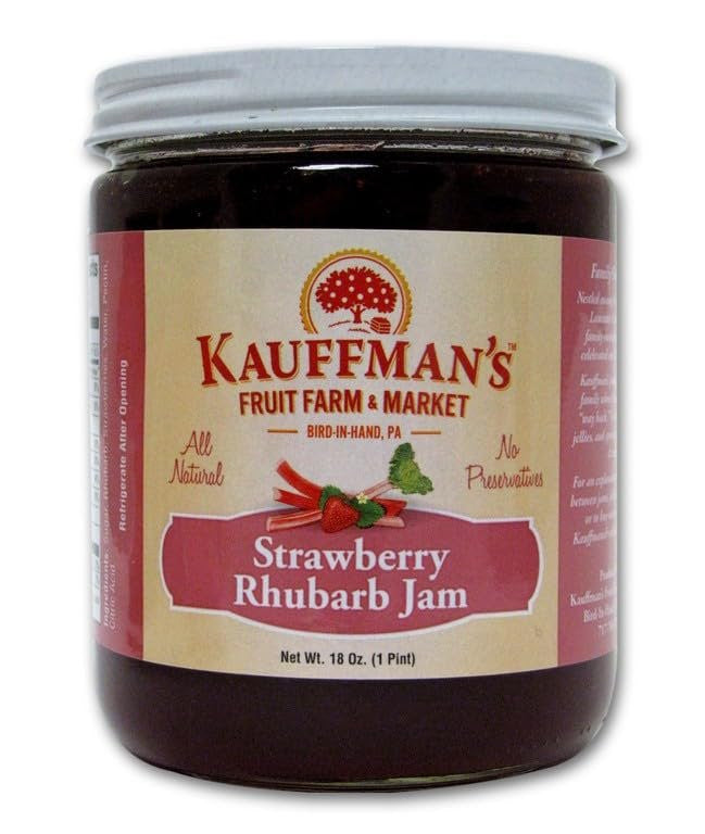All-Natural Strawberry Rhubarb Jam