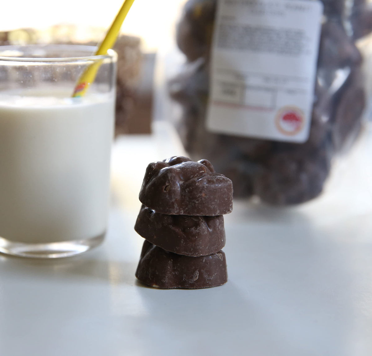 Kauffman Orchards Milk Chocolate Covered Peanut Clusters Candy, 24 Oz.
