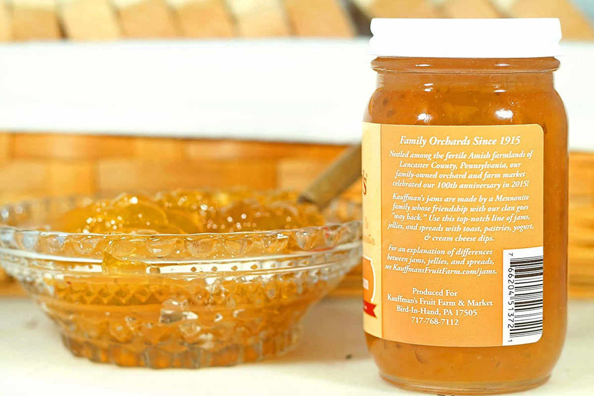 All-Natural Peach Jalapeno Jam, 9 oz. Jar