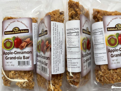 AmishTastes Homemade, Lightly Sweetened, Soft & Chewy Chocolate Chip Granola Bars by Schlabach, 2.8 Oz.