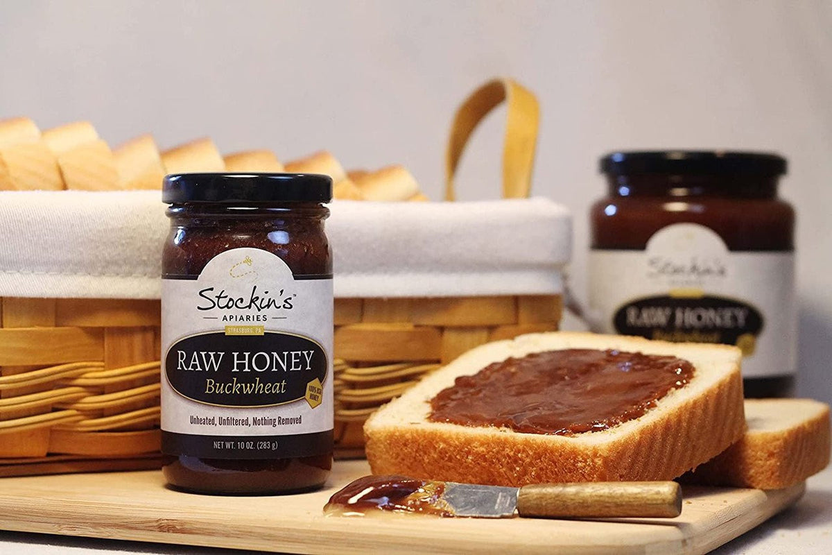 Raw Buckwheat Honey, Unheated and Unfiltered