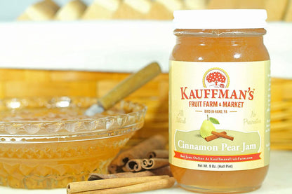 Cinnamon Pear Jam, All Natural, No Preservatives