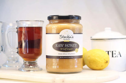 Raw Wildflower Honey, Unheated and Unfiltered