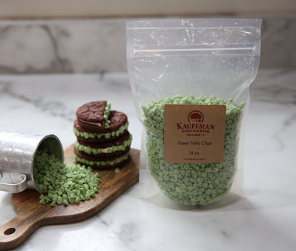 Mint Baking Chips, Green Cookie Bits
